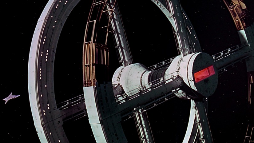 La película “2001: Odisea Del Espacio” (2001: A Space Odyssey, 1968) Dir. Stanley Kubrick basada en la novela homónima de Arthur C. Clarke.