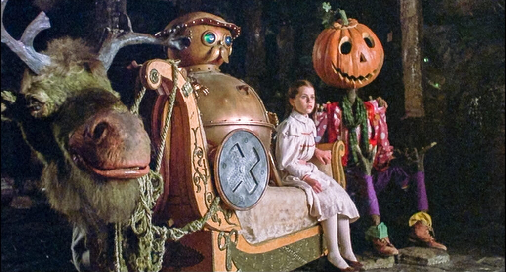  Jack Pumpkinhead (derecha) en "Regreso A Oz" (Return To Oz, 1985)