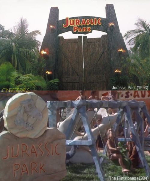 "Jurassic Park" (Parque Jurásico, 1993) LOS PICAPIEDRA (THE FLINTSTONES, 1994)
