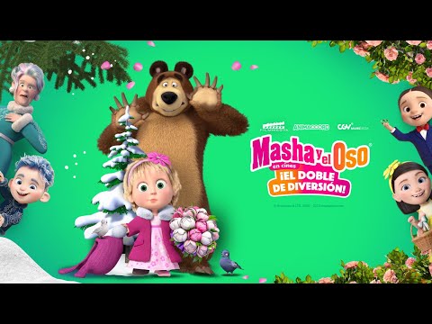 Masha y El Oso en cines: El doble de diversión ❄️🎀🎄Tráiler🎉 ¡A partir del 18 de Enero!