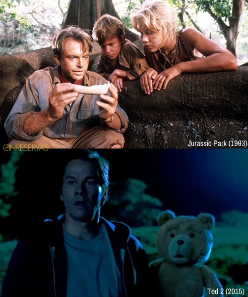 "Jurassic Park" (Parque Jurásico, 1993) TED 2 (2015)