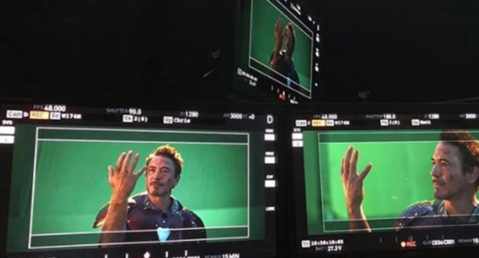 Robert Downey Jr. grabando su última escena en el UCM. Avengers: Endgame