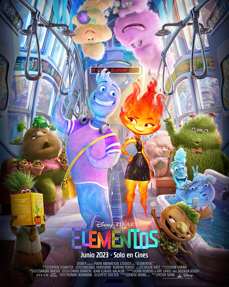 ELEMENTOS (Elemental, 2023) Poster Película